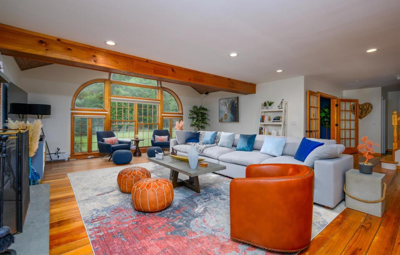 Mountain Blue Vista - Luxury Retreat Near Ski Resorts With Pond, Firepit And Hot Tub Windham Esterno foto