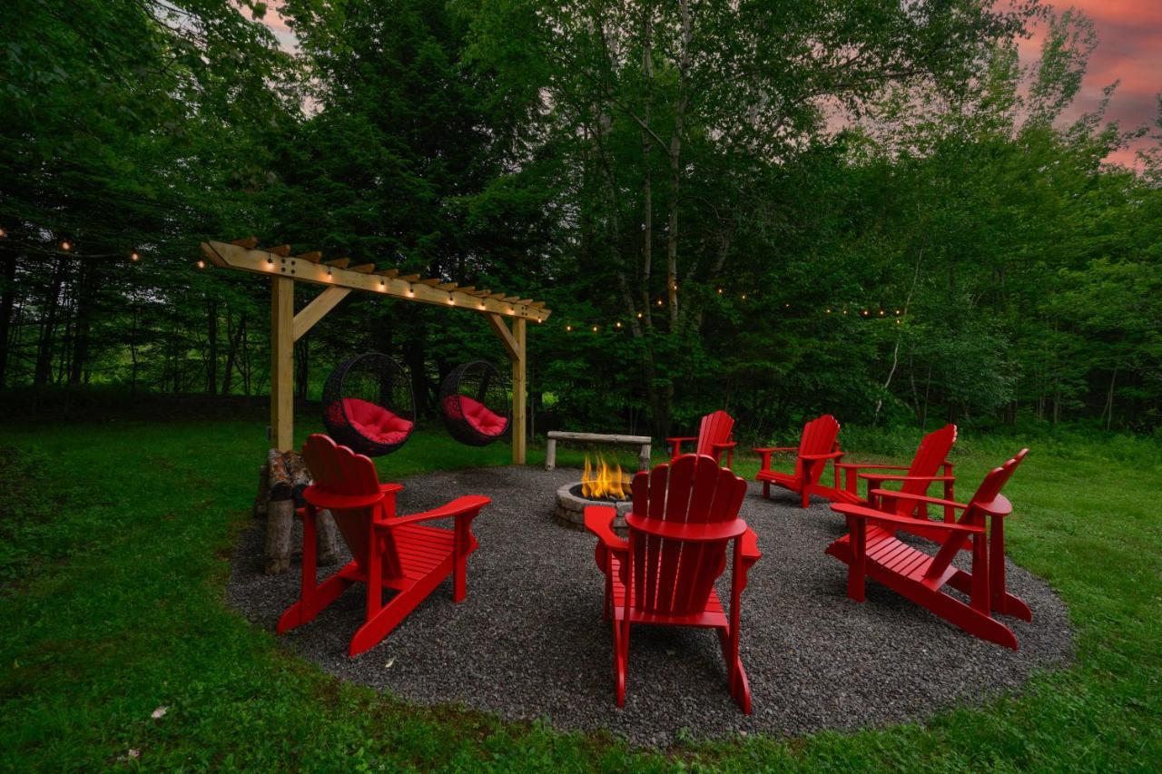 Mountain Blue Vista - Luxury Retreat Near Ski Resorts With Pond, Firepit And Hot Tub Windham Esterno foto