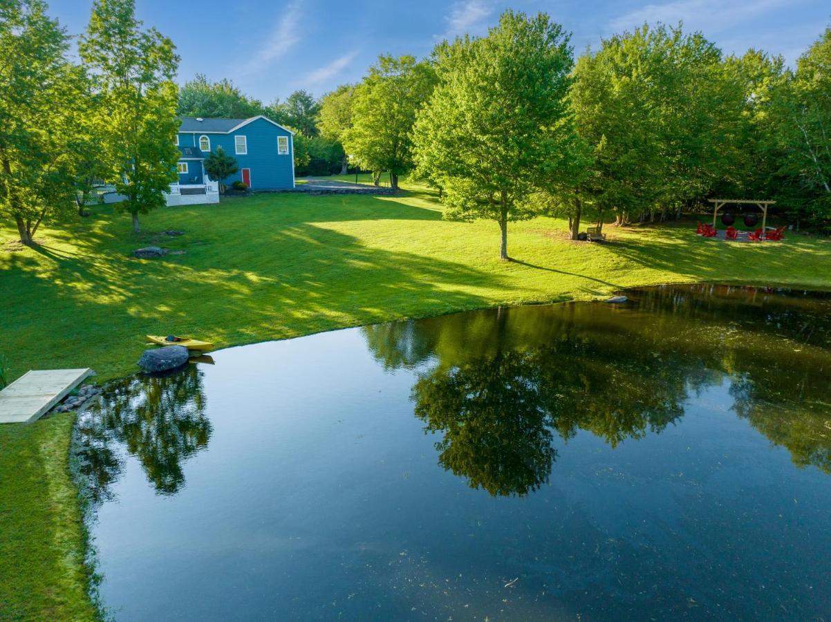 Mountain Blue Vista - Luxury Retreat Near Ski Resorts With Pond, Firepit And Hot Tub Windham Esterno foto