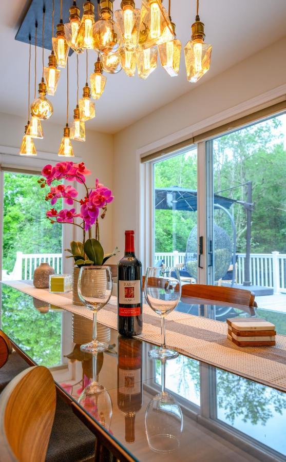 Mountain Blue Vista - Luxury Retreat Near Ski Resorts With Pond, Firepit And Hot Tub Windham Esterno foto