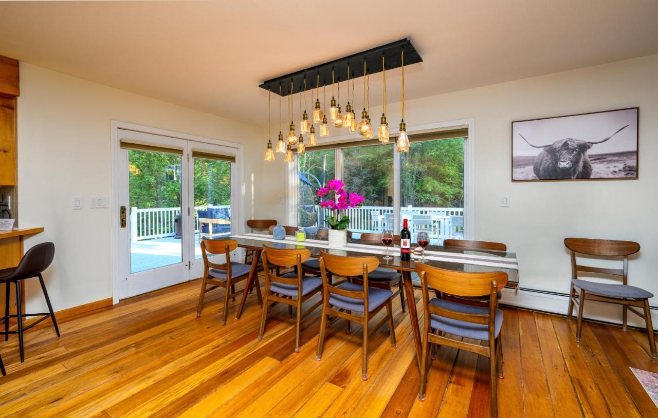 Mountain Blue Vista - Luxury Retreat Near Ski Resorts With Pond, Firepit And Hot Tub Windham Esterno foto