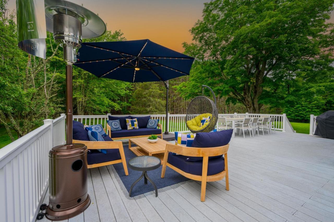 Mountain Blue Vista - Luxury Retreat Near Ski Resorts With Pond, Firepit And Hot Tub Windham Esterno foto